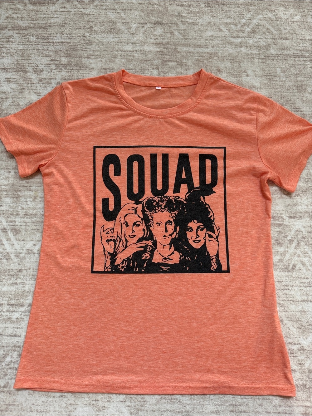 Hocus Pocus Sanderson Sisters “Squad” Graphic T-Shirt Orange